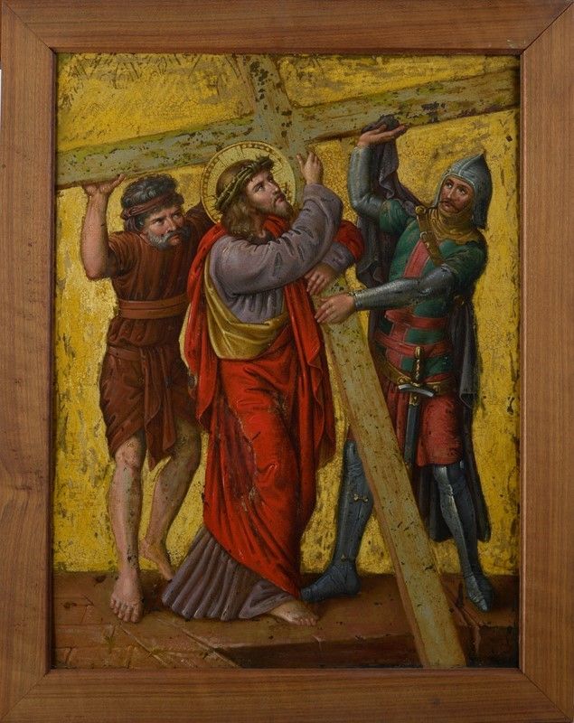 Scuola Francese, Inizi XIX Sec. - Cristo Portacroce