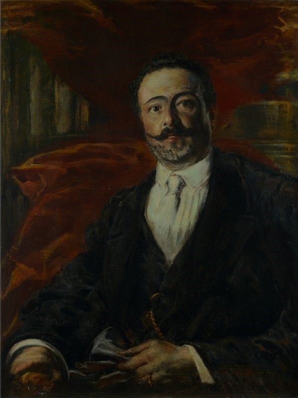 Cesare Tallone - Ritratto virile