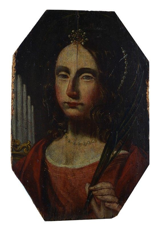 Scuola Italia Settentrionale, XVII Sec. - Santa Cecilia
