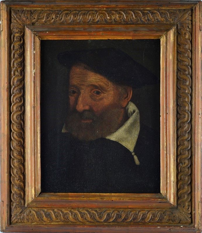 Scuola Lombarda, XVI Sec. - Ritratto di Uomo con Barba