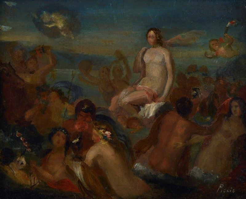 Anonimo, XIX - XX Sec. - Trionfo di Galatea