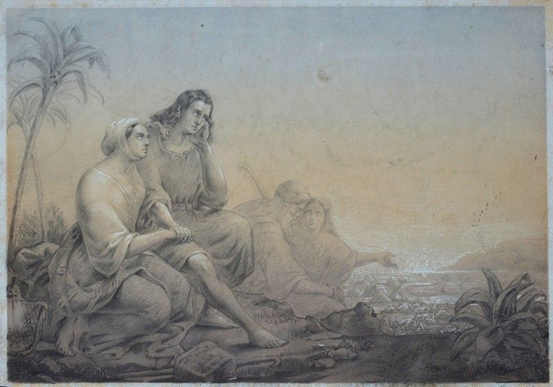 Scuola di Francesco Hayez - Scena Biblica