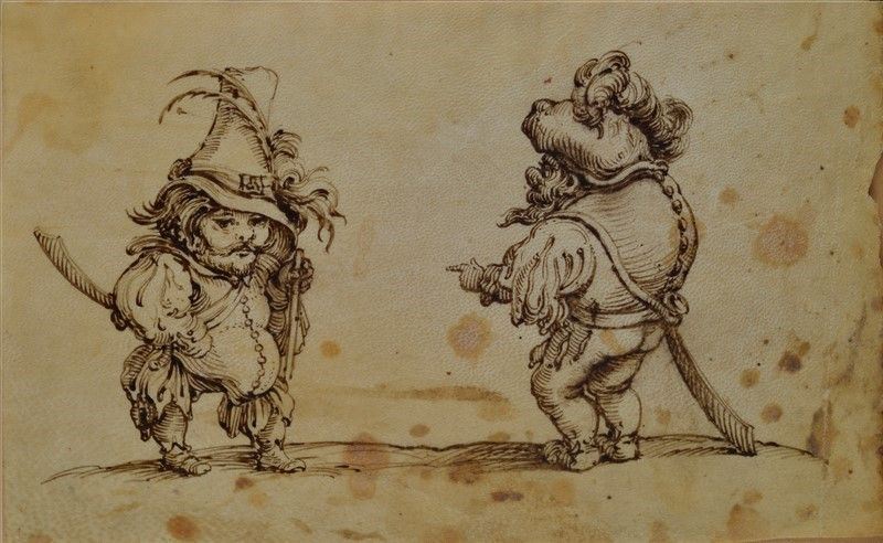 Maniera di Jacques Callot - Figure Caricaturali
