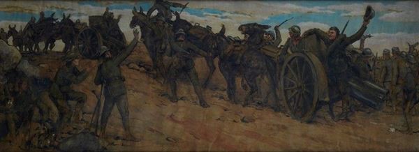 Italo Cenni - Il trasporto dei cannoni
