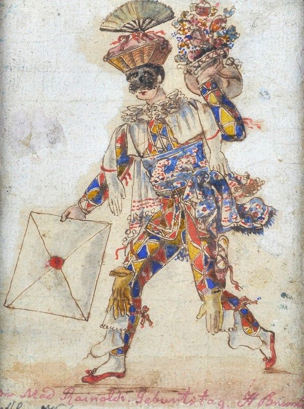 Anonimo, XIX sec. - Arlecchino