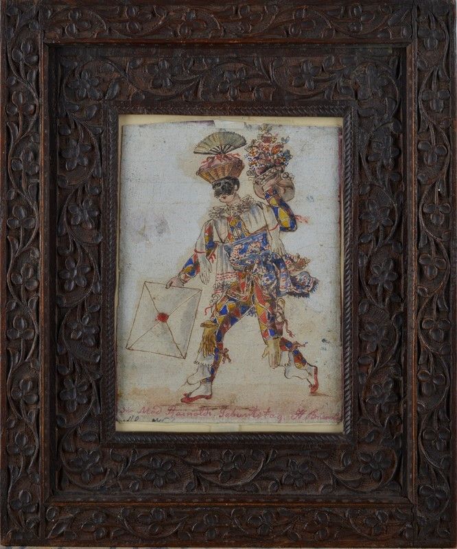 Anonimo, XIX Sec. - Arlecchino