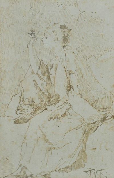 Figura di Donna Seduta