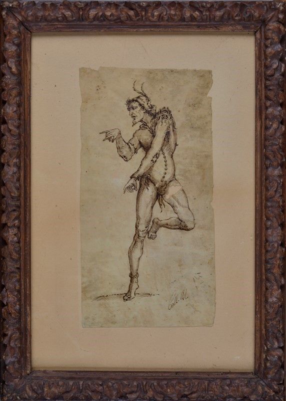 Anonimo, XIX Sec. - Figura Danzante