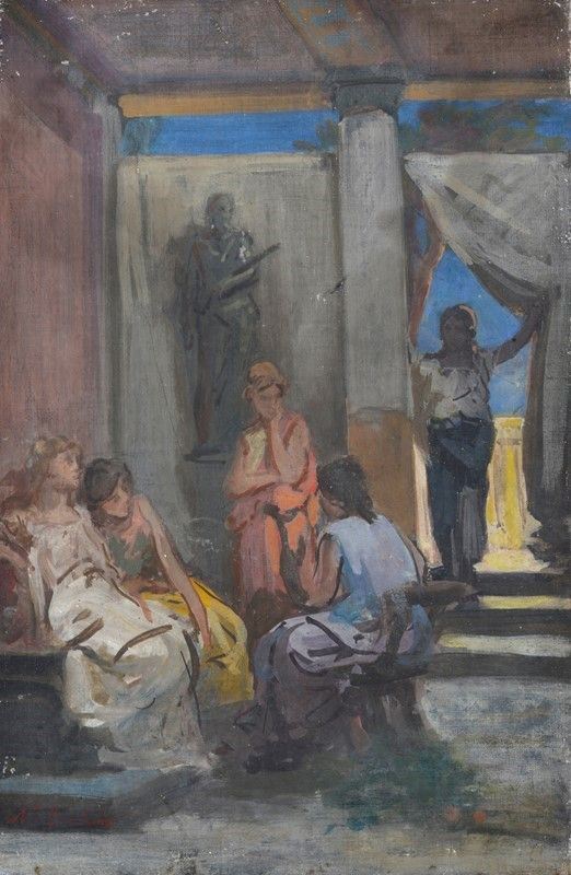 Nicolò Barabino - Interno Romano