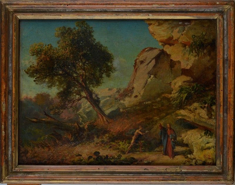 Filippo Palizzi - Tentazione di Cristo