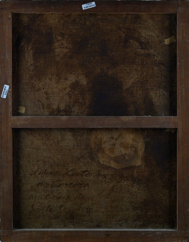 Anonimo, XVII Sec. - Riposo Durante la Fuga in Egitto (copia da Correggio)