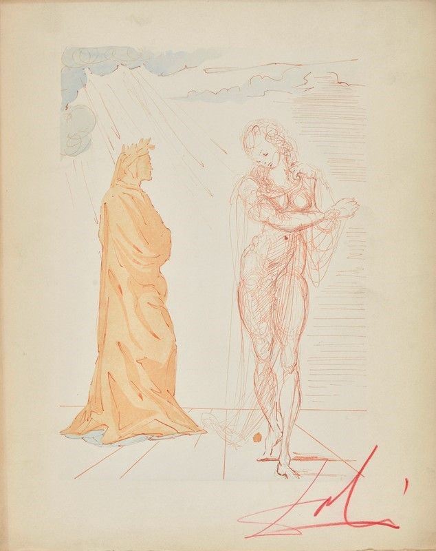 Salvador Dalì - La Divina Commedia (inferno, Canto II)