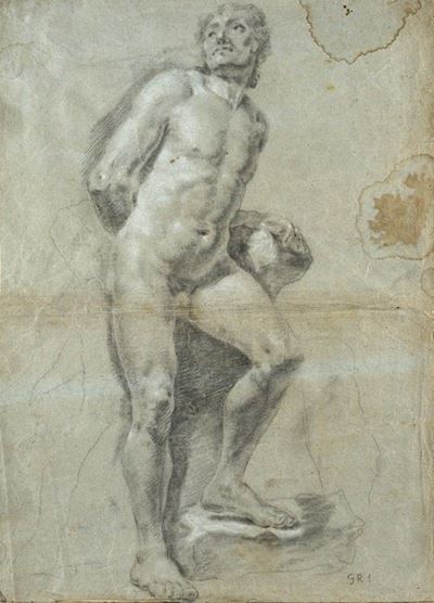 Nudo Maschile in Piedi