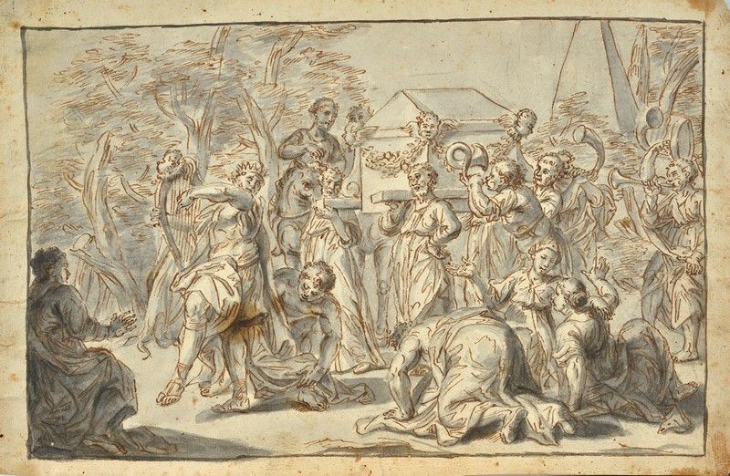 Scuola Italia Settentrionale, XVIII Sec. - Trasporto Dell'arca