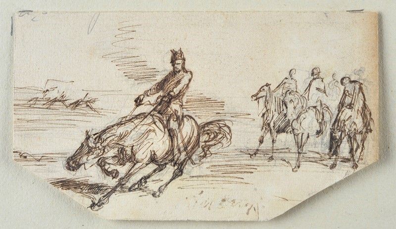 Attr. a Ettore Ximenes - Soldati a Cavallo