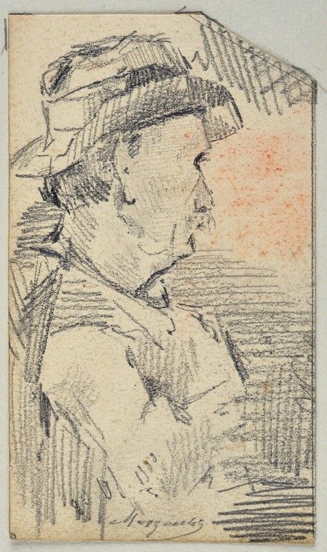 Natale Morzenti - Uomo con Cappello