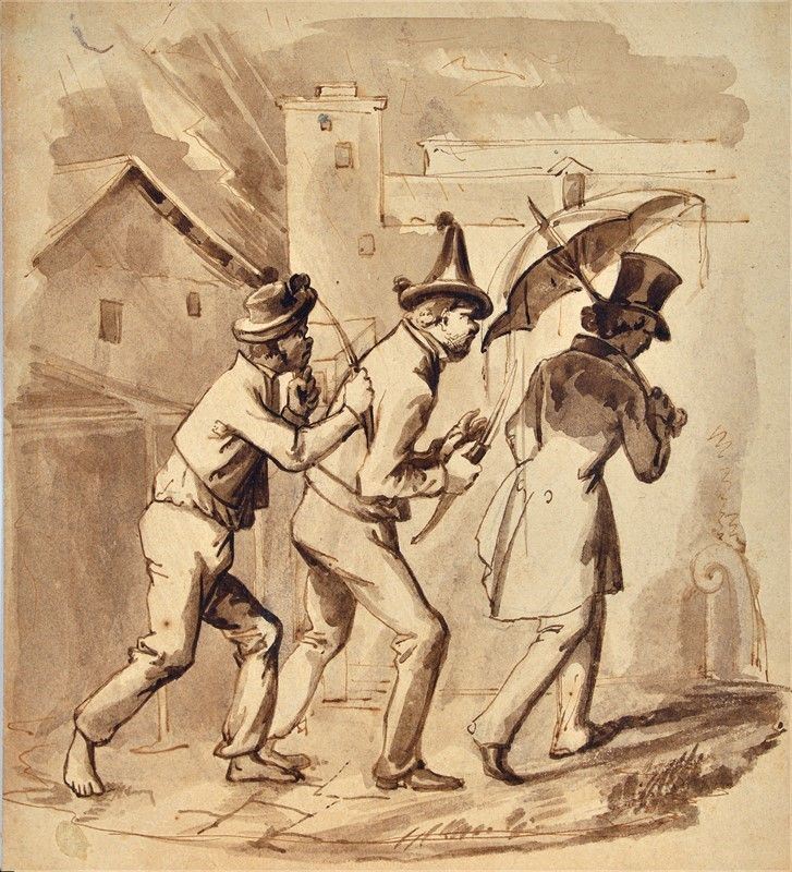 Scuola Inglese, XIX Sec. - Borseggiatori