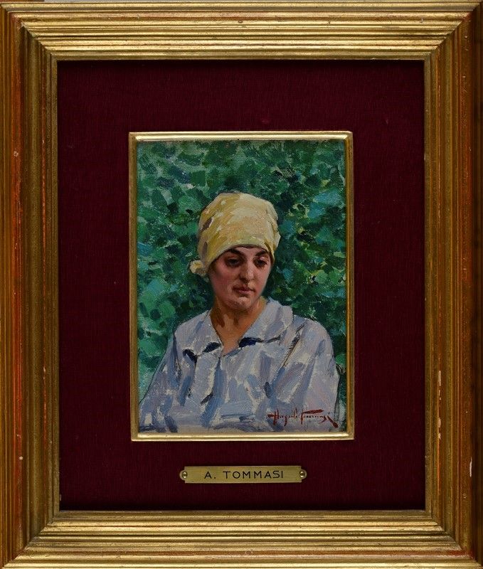Angiolo Tommasi - Ritratto di Ragazza