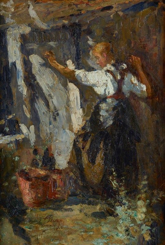 Leonardo Bazzaro - The hanging of clothes