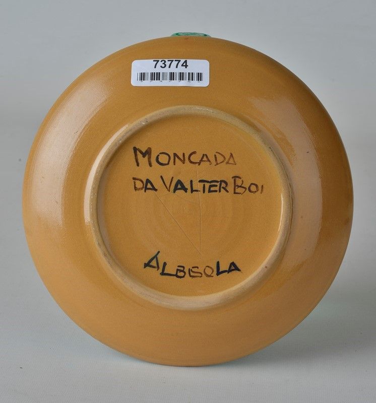 Ignazio Moncada - Piatto in Ceramica