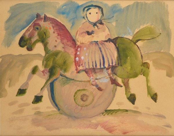 Antonio Possenti - Sul cavallo a dondolo 