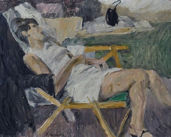 Enzo Faraoni - Woman at rest