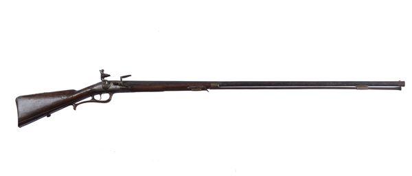Elegant flintlock rifle