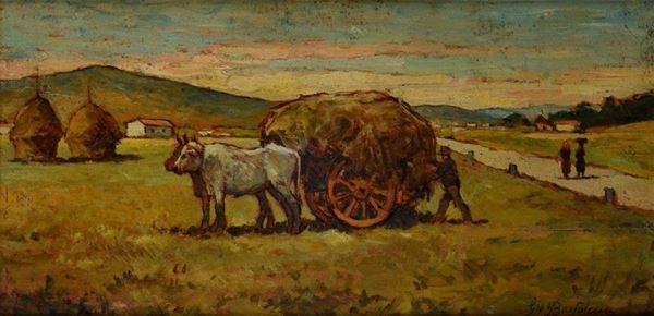 Giovanni Bartolena - Carro di fieno