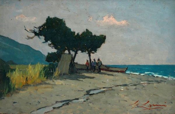 Giovanni Lomi - Marina livornese (Chioma)