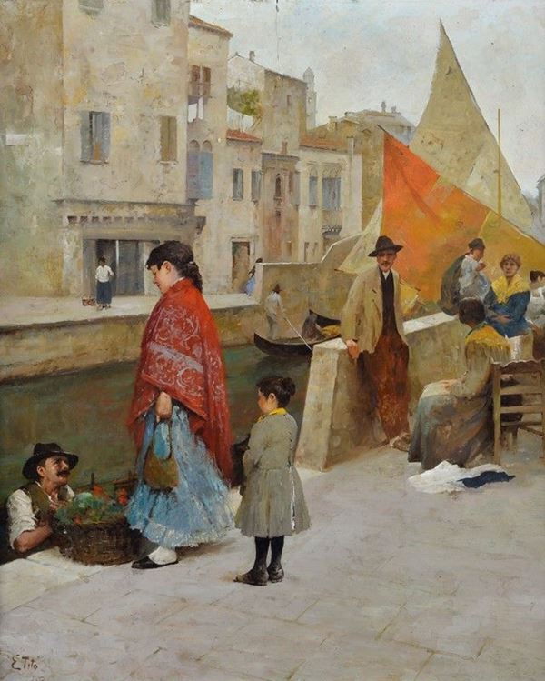 Attribuibile a Ettore Tito - Venice