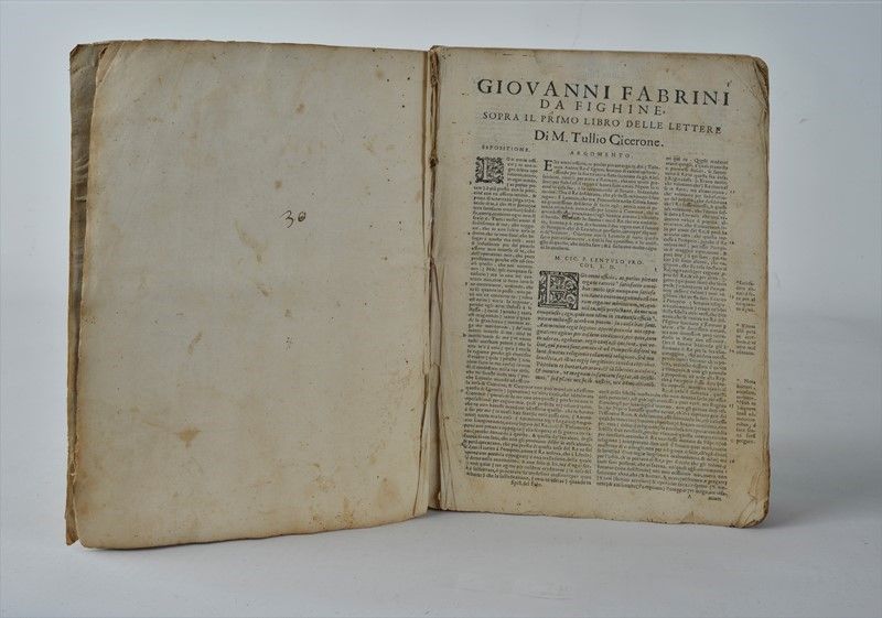 Giovanni Francesco Fabrini da Fighine - Le Lettere Familiari Latine di M. T. Cicerone e D'altri A...