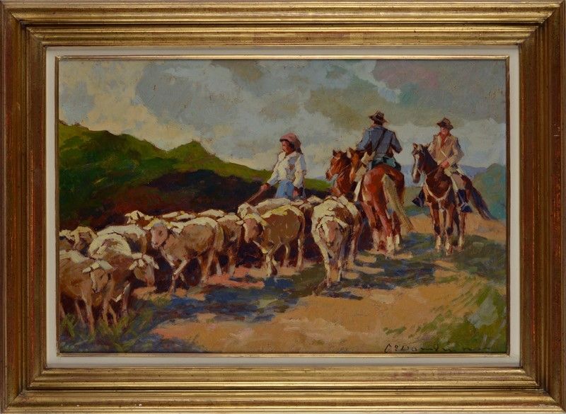 Carlo Domenici - Butteri e Gregge