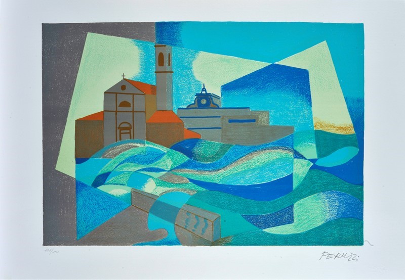 Osvaldo Peruzzi - Il Paesaggio (trittico)