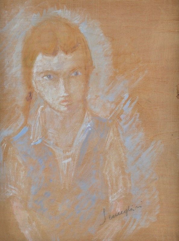 Pio Semeghini - Ritratto di fanciulla