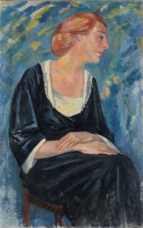 Ludolf  Verworner - Ritratto di signora