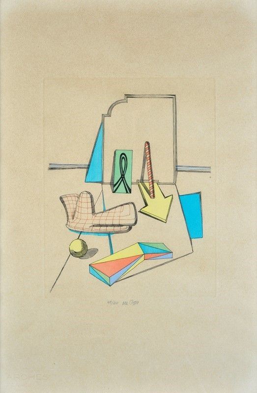 Lucio del Pezzo - Senza Titolo