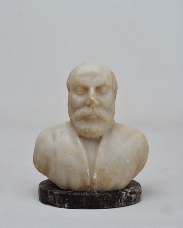 Scuola Italiana, XVIII sec. - Busto virile 