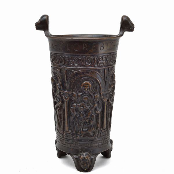 Cista in bronzo  (XX sec.)  - Bronzo - Auction ANTIQUES - Galleria Pananti Casa d'Aste