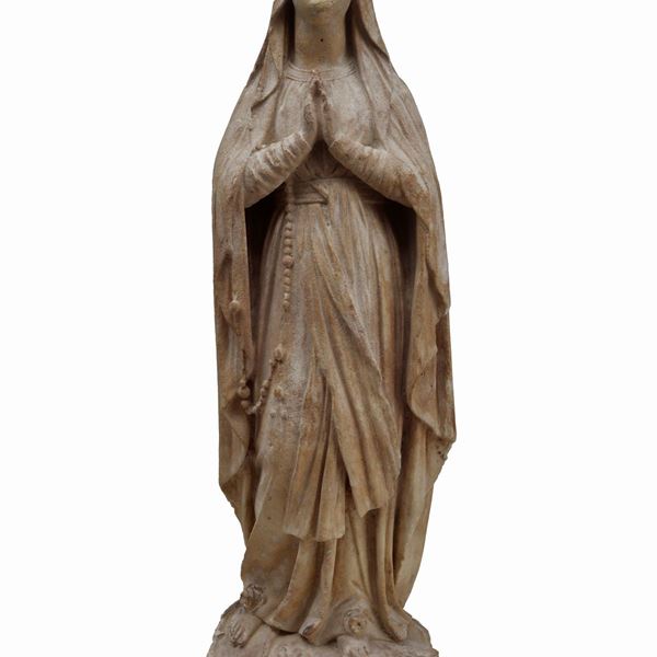 Anonimo, XX sec. : Madonna orante  - Gesso - Auction ANTIQUES - Galleria Pananti Casa d'Aste