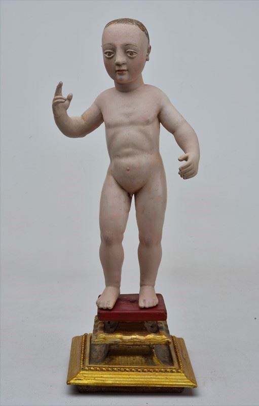 Infant Jesus blessing  - Auction ANTIQUES - I - Galleria Pananti Casa d'Aste