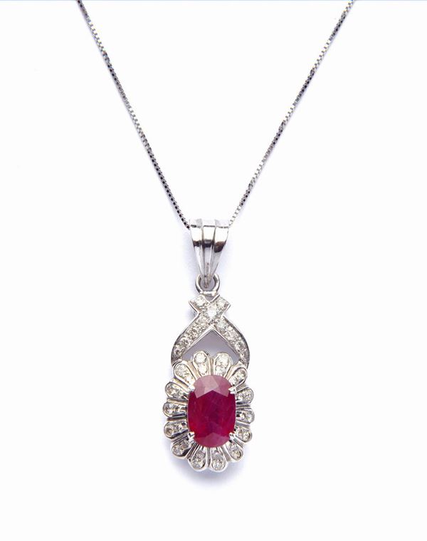 Ruby pendant