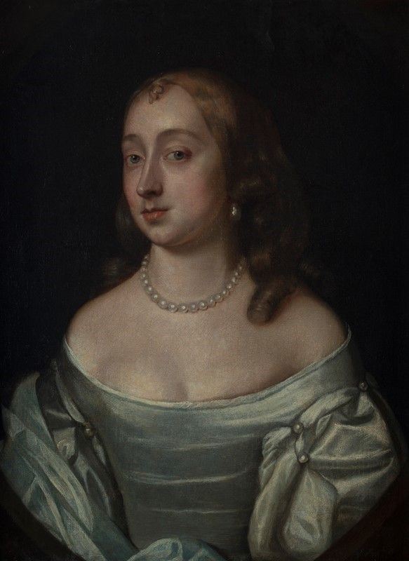 Scuola Inglese, XVII sec. - Portrait of a noblewoman