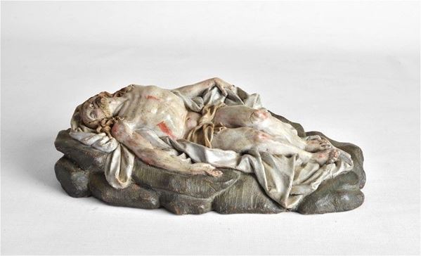 Scuola Napoletana, XVIII sec. - Cristo deposto