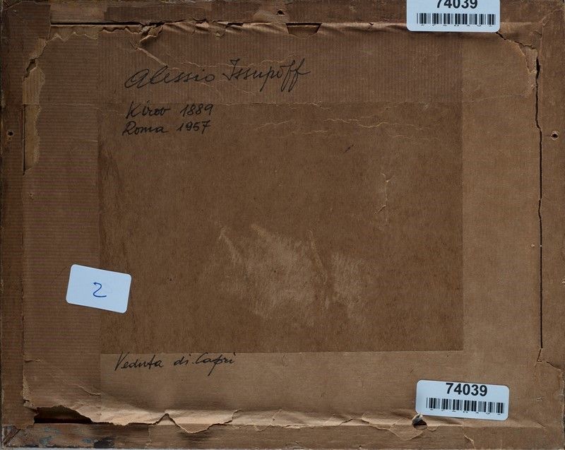 Attr. a Alessio Issupoff - Veduta di Capri