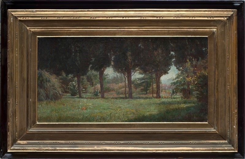 Anonimo, XIX Sec. - Paesaggio Toscano in Estate