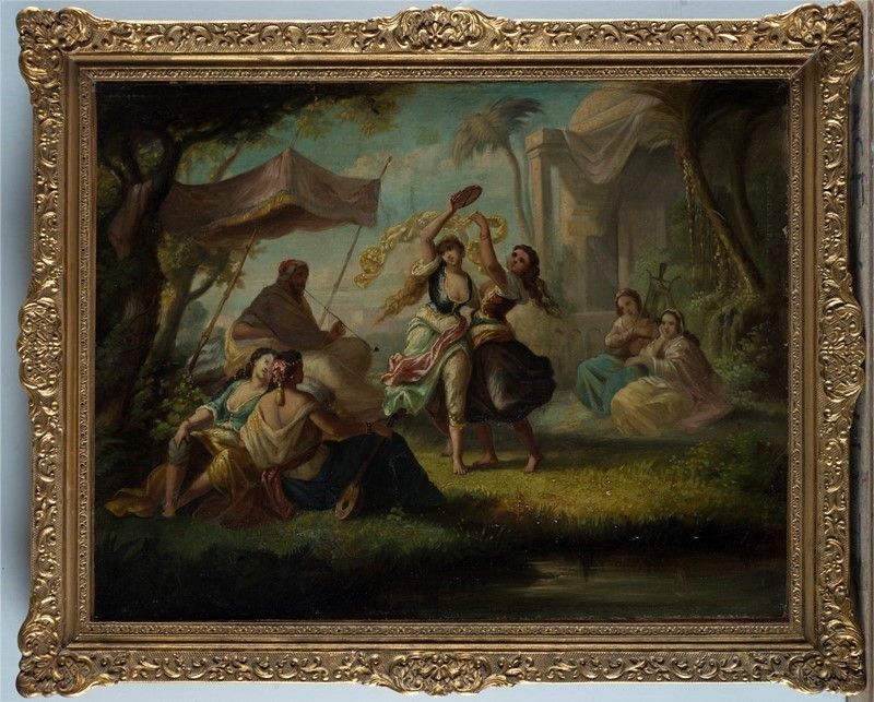 Scuola Francese, XIX Sec. - Danzatrici Dell'harem