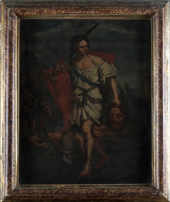 Scuola Italia Meridionale, XVIII Sec. - Davide e Golia