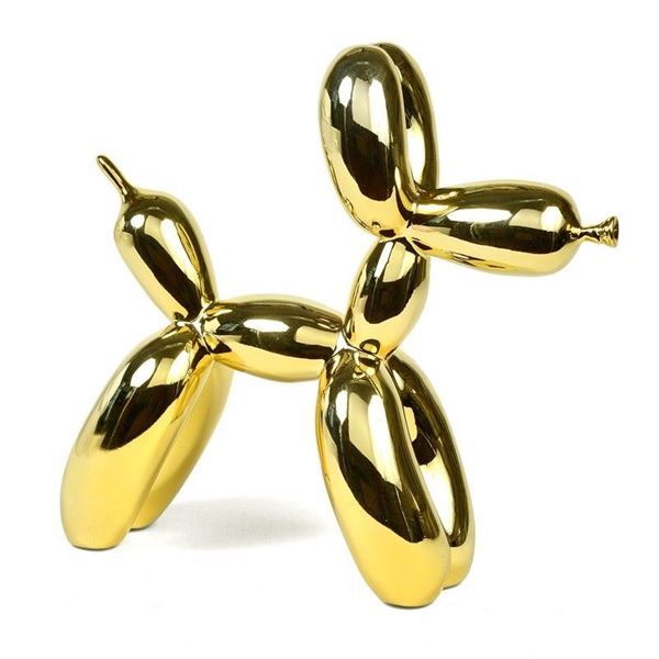 After Jeff Koons - Balloon Dog (Gold)