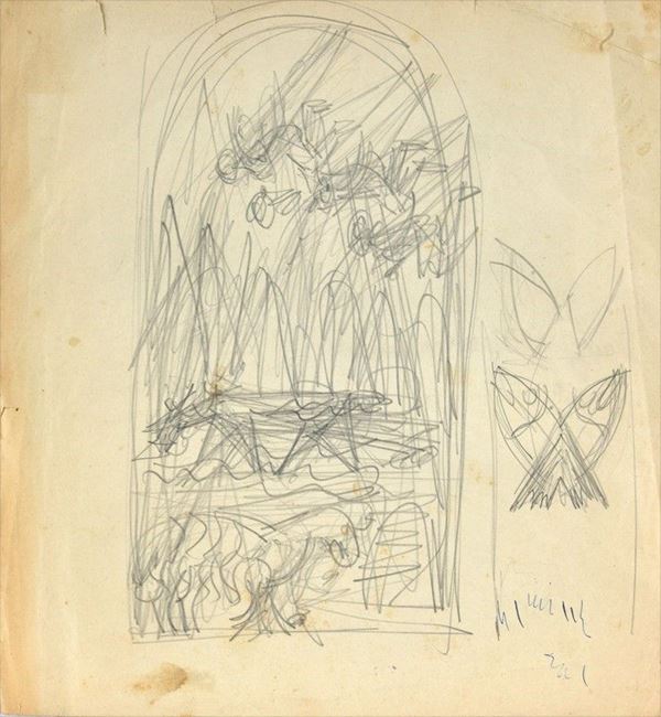 Fortunato Depero - Study for composition