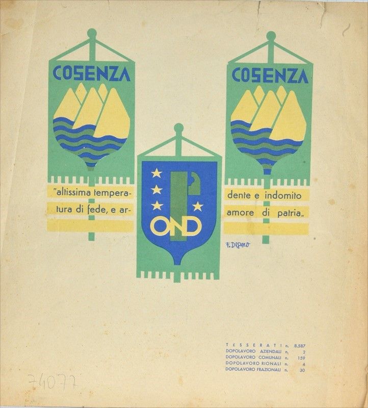 Fortunato Depero - Studio per Composizione